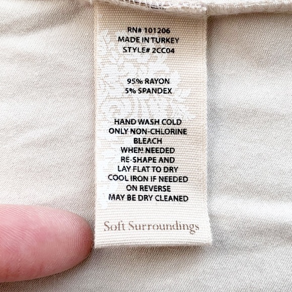 Soft Surroundings Beige Stretchy Tunic - Picture 8 of 8